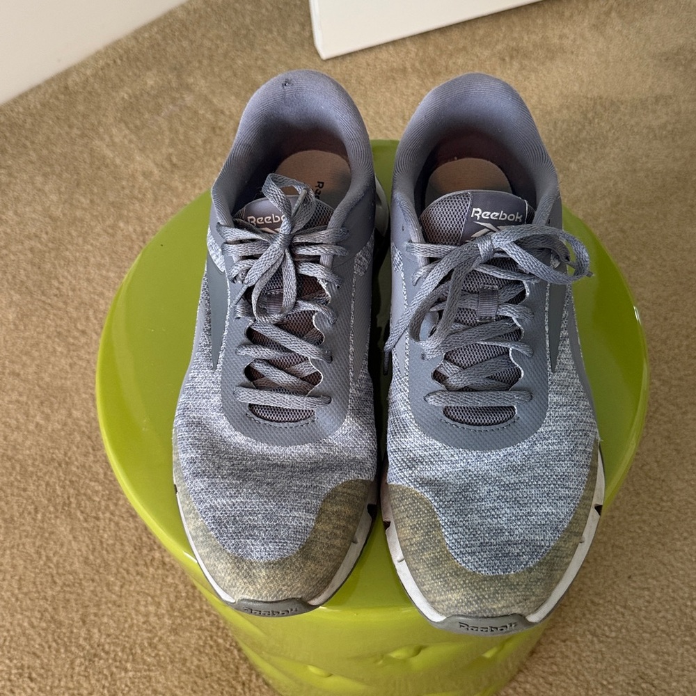 Men’s Reebok Zig Dynamic Lite, grey, ortholite comfort footbed sneakers size 12 - Picture 2 of 7